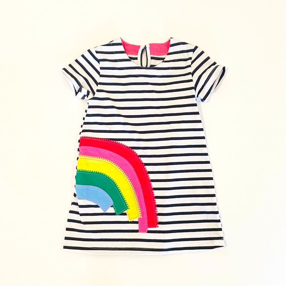 Girl’s 3T striped rainbow dress